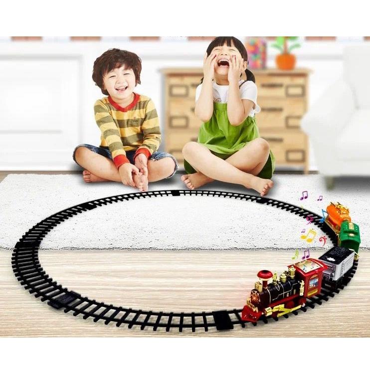 PREMIUM TOYS Choochoo Super Train Mainan Anak Kereta Lokomotif Set Lengkap