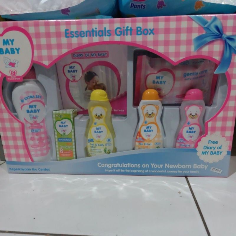 My Baby Esensial Gift Box Pink dan Biru 2025