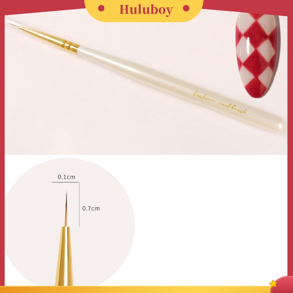 Huluboy Huluboy♡ Pen Brush Lukis Gel Kuku Multifungsi Mudah Digunakan Untuk Manicure