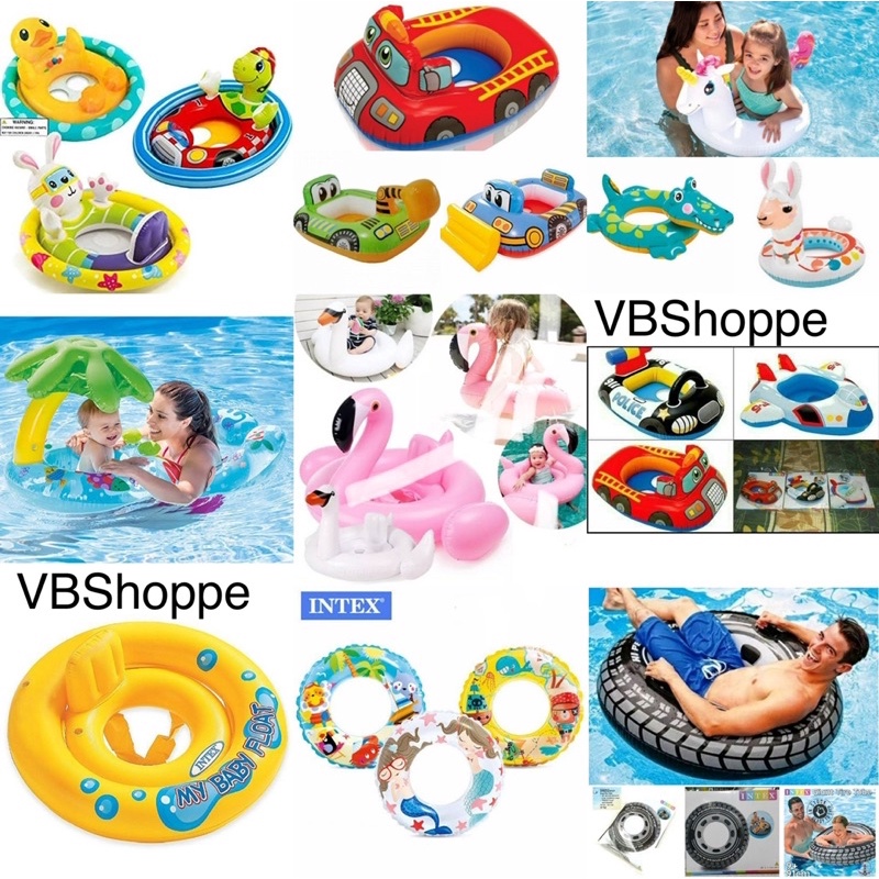 Jual Pelampung Ban Renang Baby Spa Float Swim Karet INTEX Tebal Apung ...