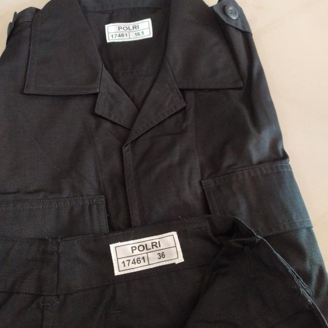 BAJU PDL HITAM JATAH POLRI ORI BERKAH