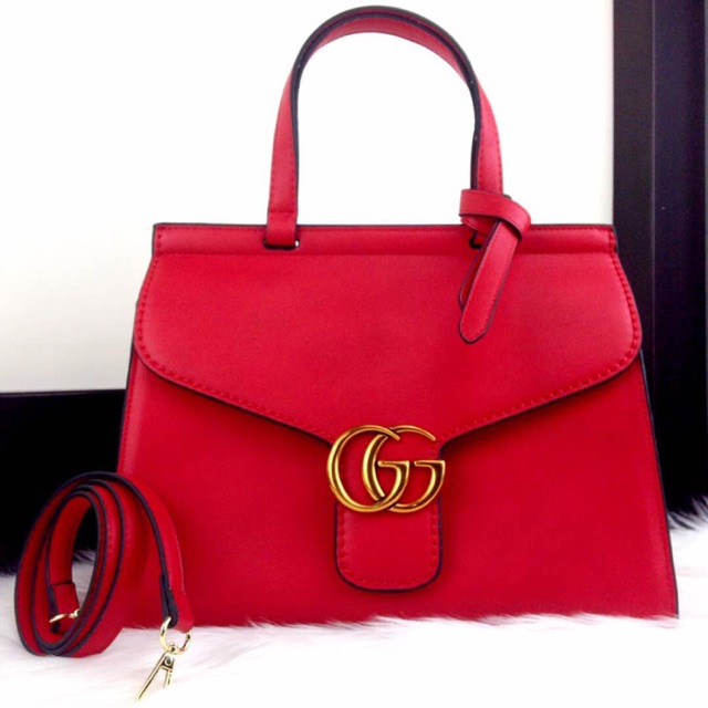 GUCCI Marmont GG Top Handle Bag #8003