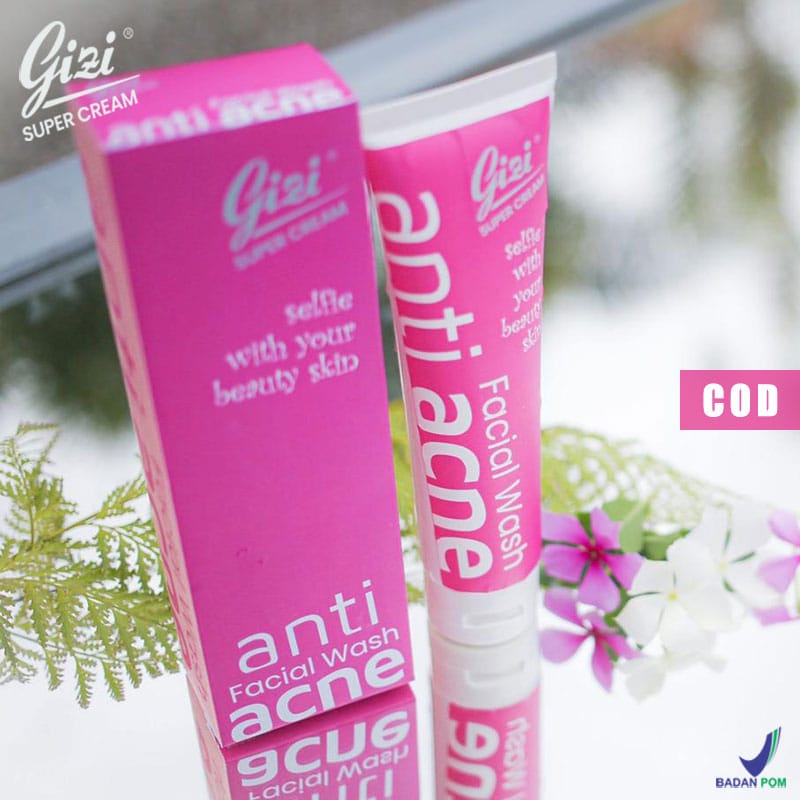 Gizi Super Cream Anti Acne Facial Wash
