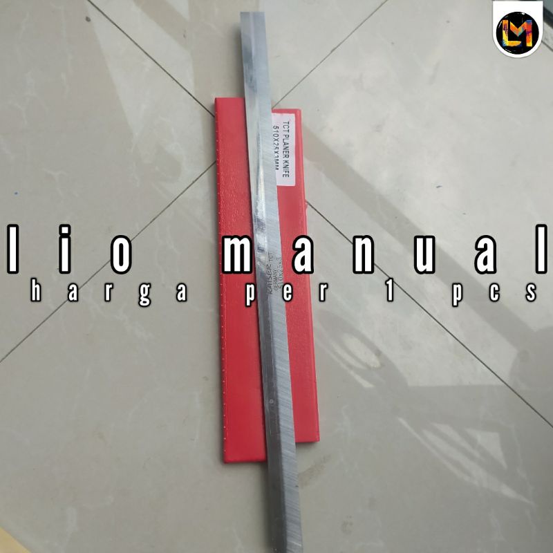 Pisau Planer 510 x 25 x 3 mm TCT KAISER Mata Jointer duduk 51 cm