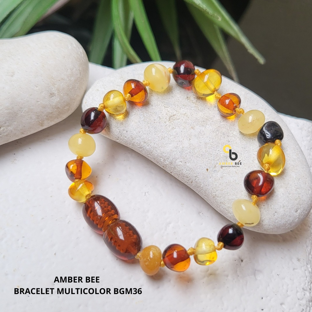 Gelang Amber KHUSUS NEW BORN Premium Baltic by Amber Bee