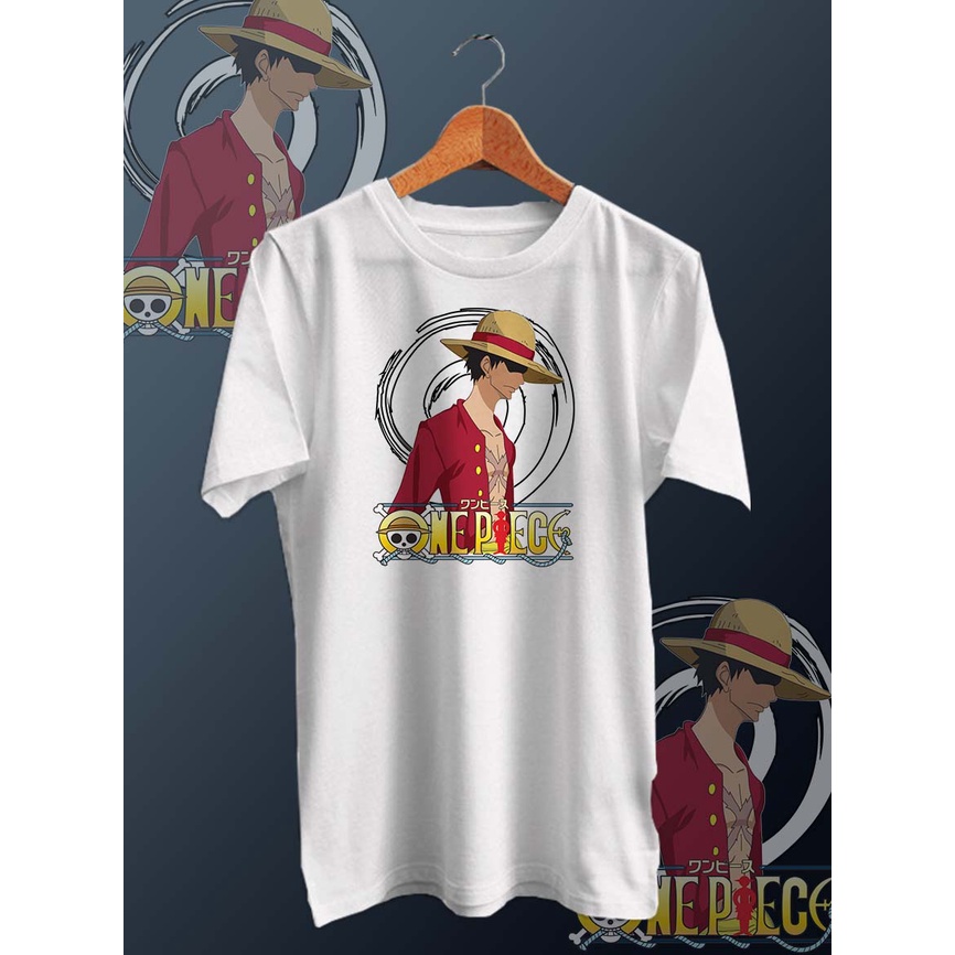 KAOS DISTRO DIGITAL FULLPRINT GAMBAR LUFFY DIAM