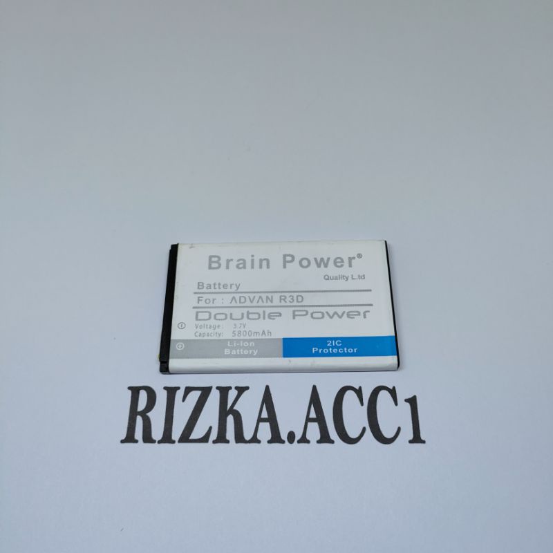 Baterai Advan R3D R 3D Brain Power Battery Batrai Batre Hp