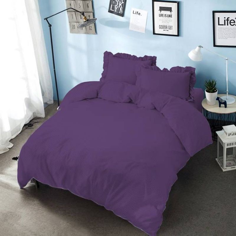 Bedcover Set Kintakun 180 Embos Royal Violet