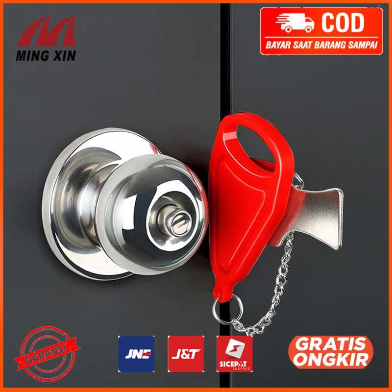 Kunci Pintu Portable Anti Lockpick Door Lock 2 cm Hole N20