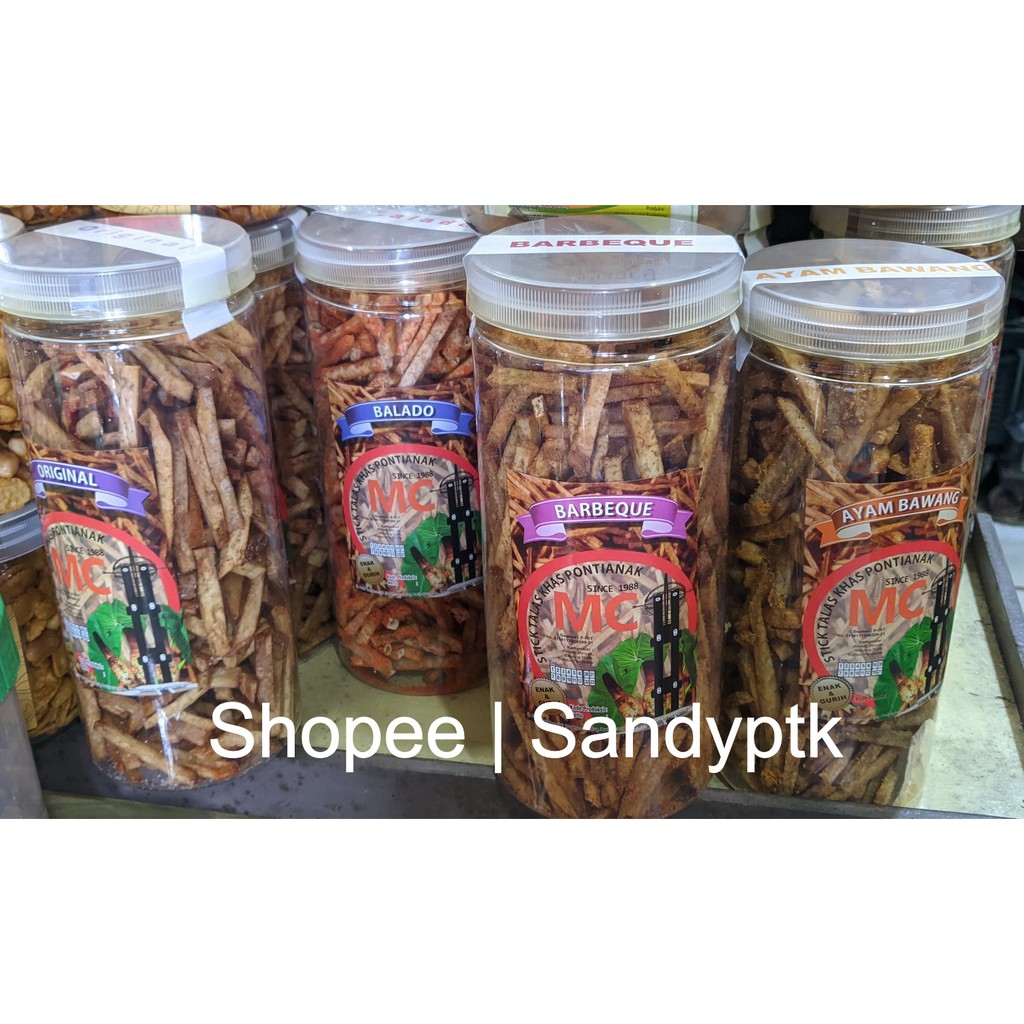 

Snack Stick Talas MC Toples Khas Pontianak Enak dan Gurih Jumbo