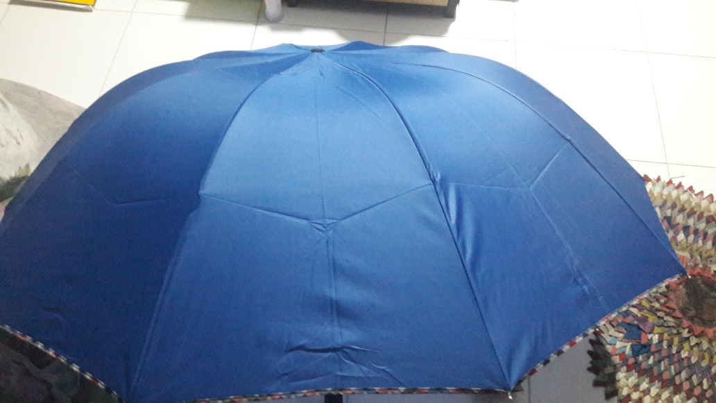 Payung Lipat 3 10 Jari Lebih Jumbo Sebesar Payung Golf Metalik