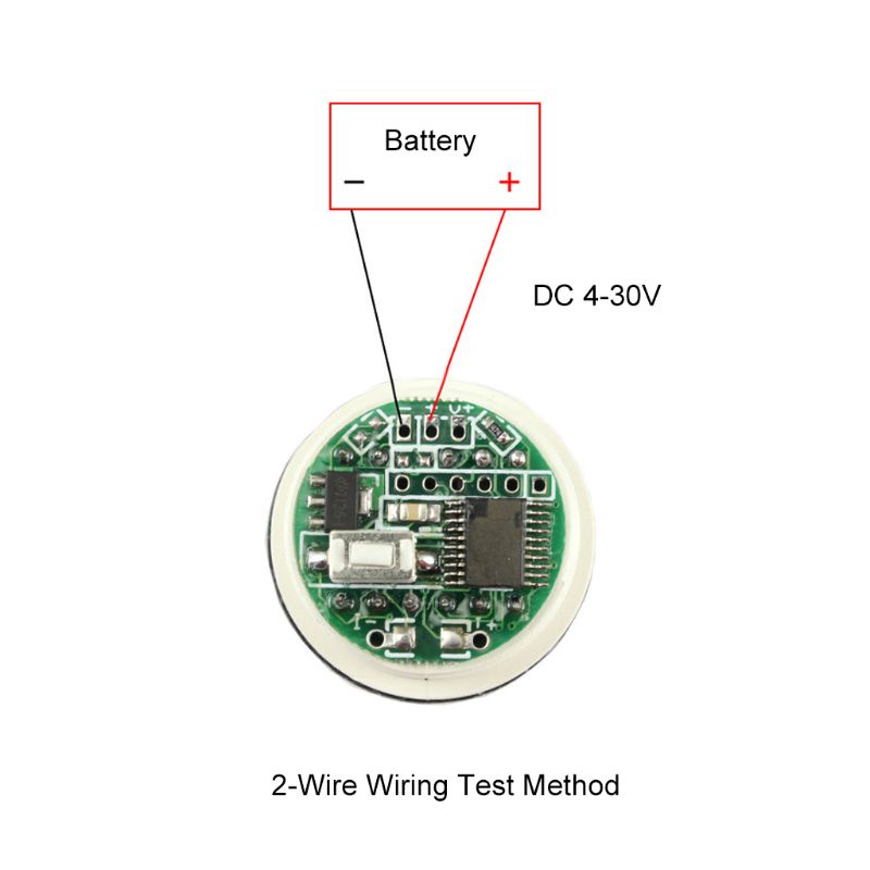 Btsg Digital Voltmeter Gauge LED Digital Display Voltmeter Volt Meter Untuk Mobil Otomatis