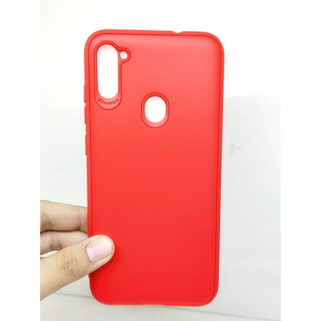 SoftCase Warna Warni Samsung A52 A72 A11 M11 with 3D Camera Casing Candy Macaron Pelindung Camera