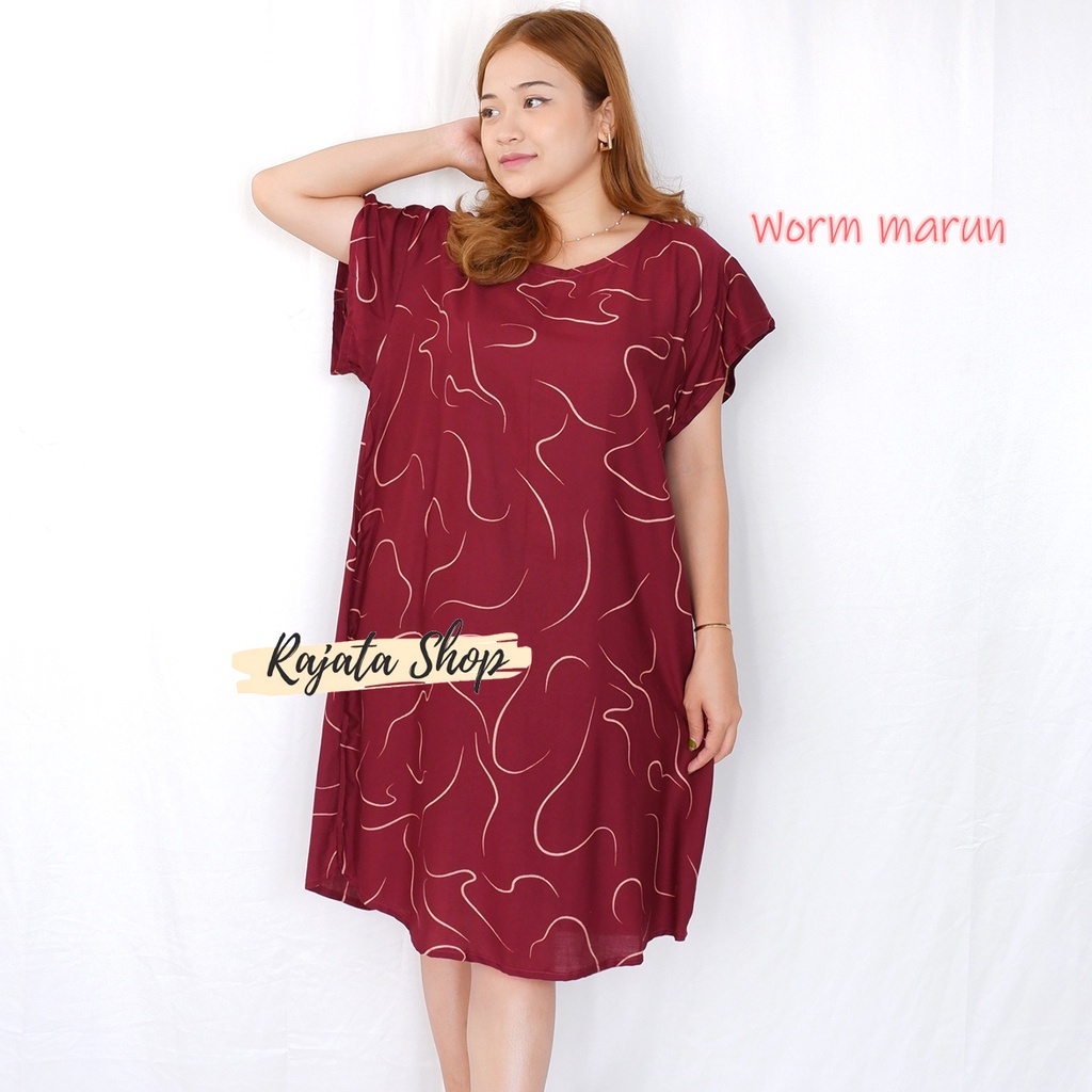 Daster Bali Dress Bali-DST WORM MARUN