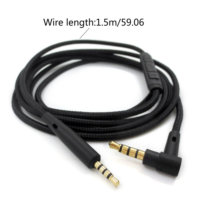 Bt Kabel 2.5mm Ke 3.5mm Untuk QC25 QC35 QC45 OE2 AKGY40 Y45 Y50 Nylon Braided