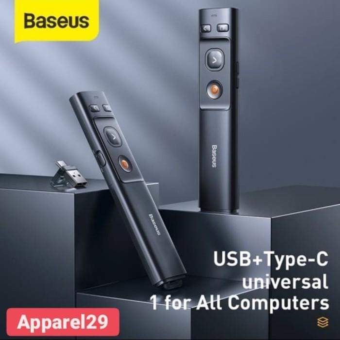 Laser Pointer | Baseus Laser Pointer Wireless Presentase Usb Type C