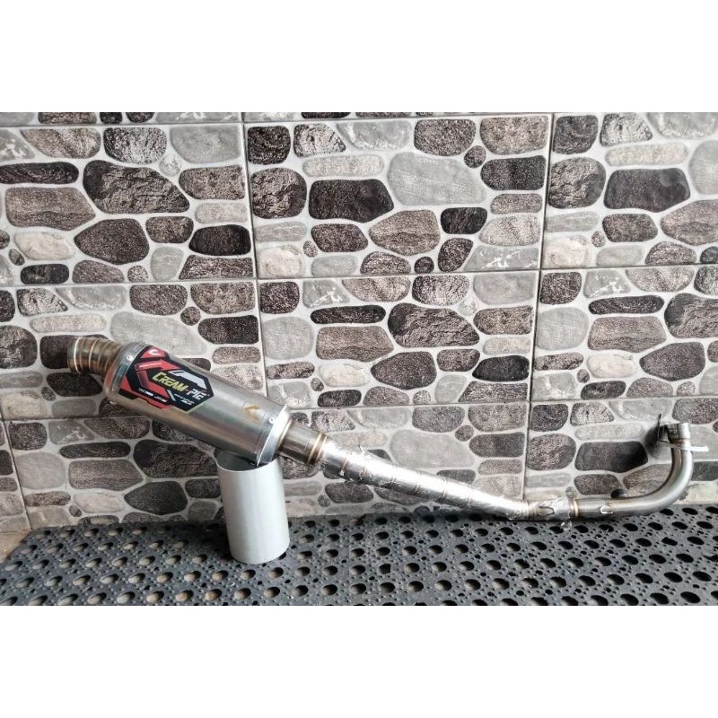 Knalpot Jupiter z Road Race Creampie Original Jogja Road Race 5tp Jupiter Z Oval Trioval MP Bebek St
