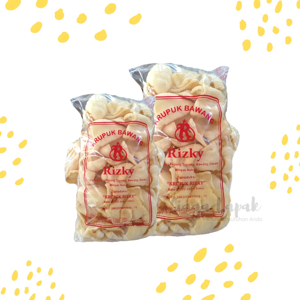 Kerupuk Bawang Rizky - Kerupuk Bawang Khas Batu - Kerupuk Bawang Gurih &amp; Renyah