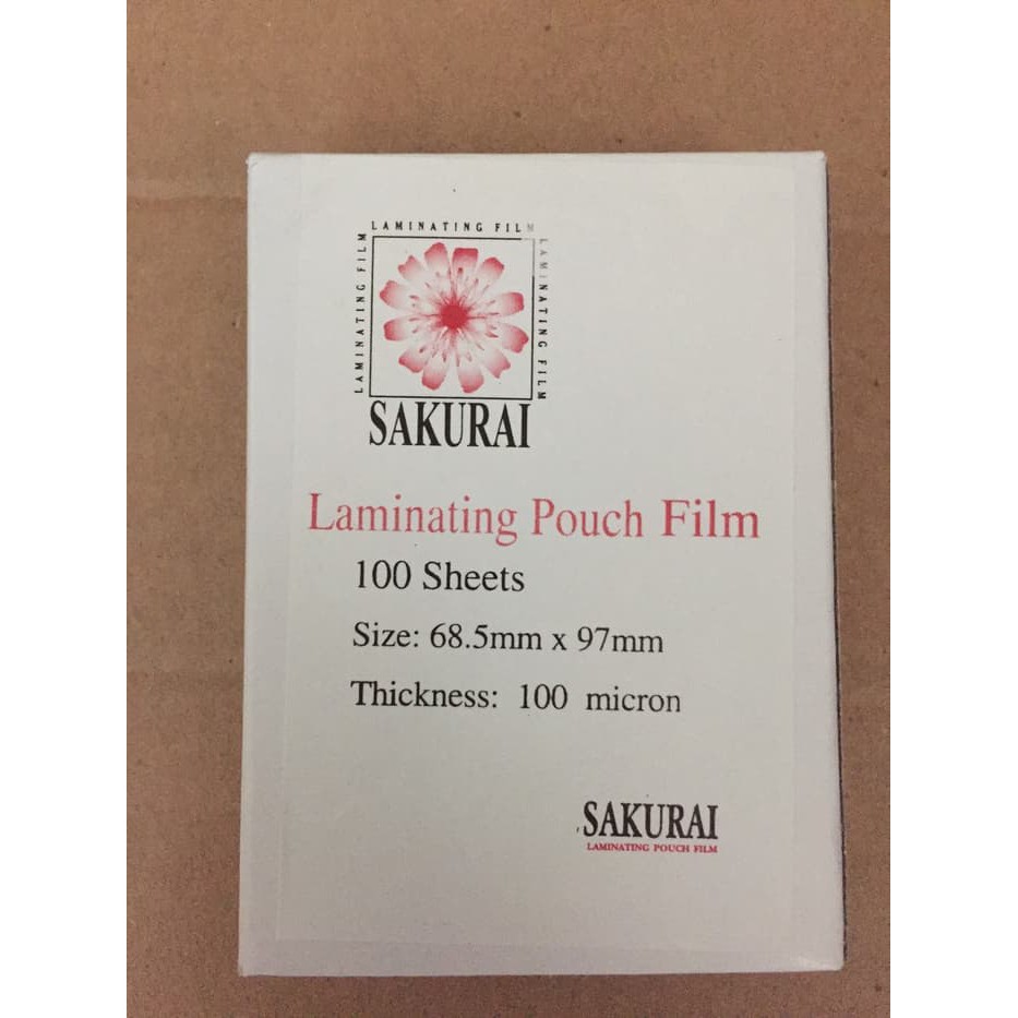 

Plastik Wraping - Baterai Alkaline - Tinta Stempel Plastik Laminating Sakurai Ktp Size 68.5Mmx97Mm