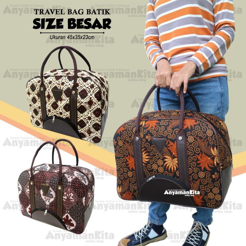 Tas Travel Bag Batik Besar / Koper Batik Besar