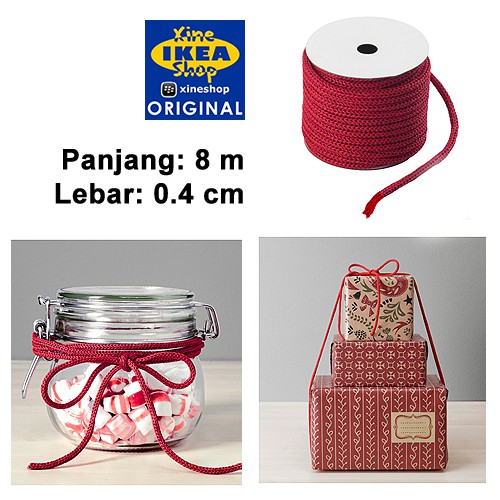 

VINTER Pita Kado Merah 8 Meter