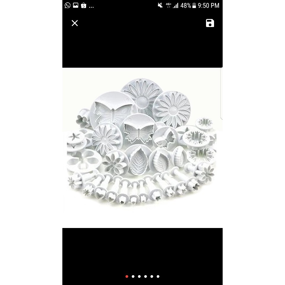 Jual  CAKE TOOL S BISCUIT CAKE CUTTER FONDANT 33 PCS PLUNGER