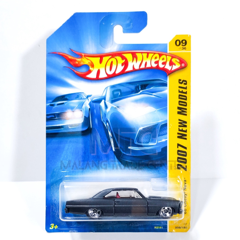 Hot Wheels 66 Chevy Nova Black 2007