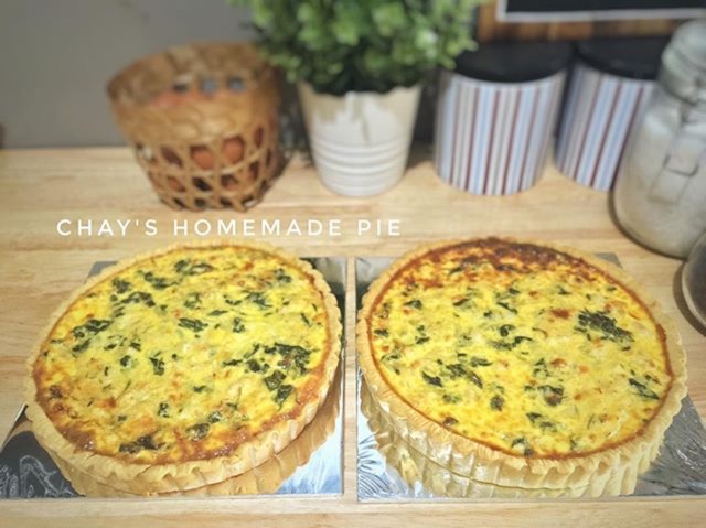 

Chicken Spinach Quiche