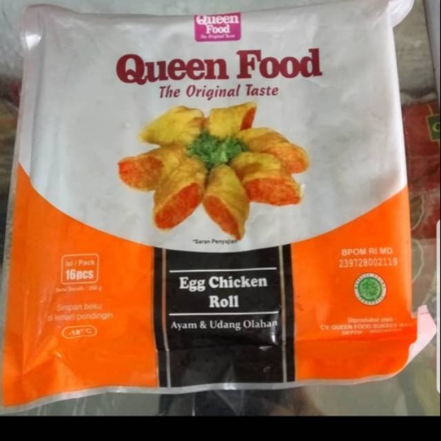 

Queen food egg rol 16s