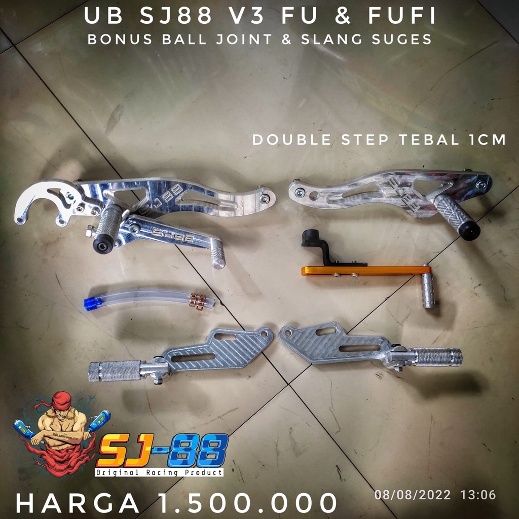 Underbone SJ88 V3 Dural Satria Fu Karbu & Fu Injeksi Tebal 1 CM