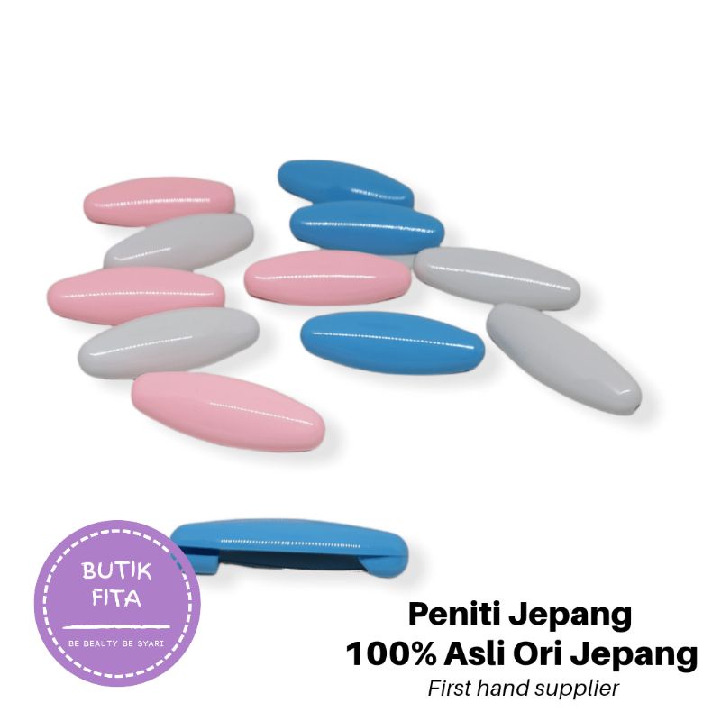 [ECER 1 BIJI] Oval Pin Peniti Hijab Jepang Peniti Pigeon Peniti Dagu Ori Jepang