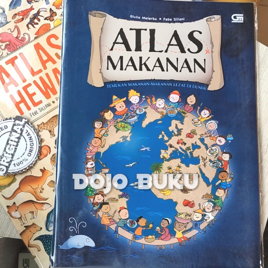 Buku Atlas Makanan (Food Maps) by Giulia Malerba, Febe Sillani