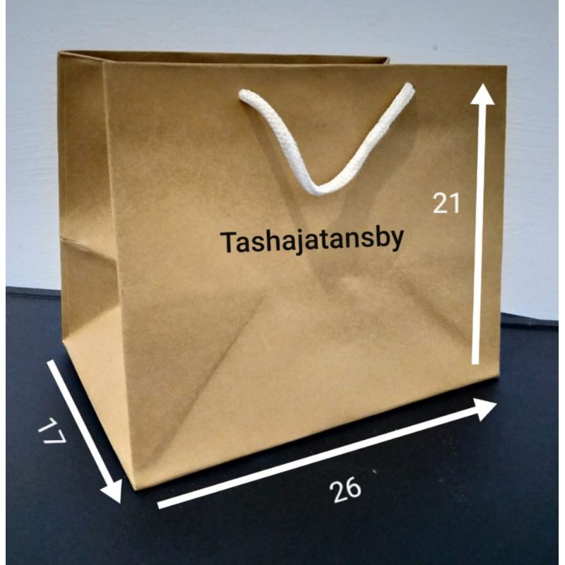 

PAPER BAG BENTO 26 × 17 × 21