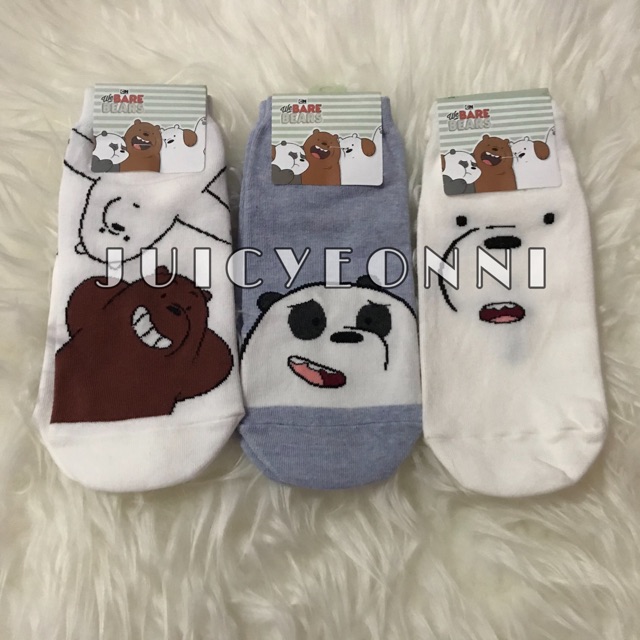 Kaos Kaki Korea - We Bare Bears