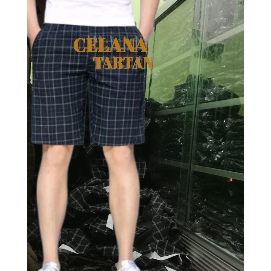 Celana Tartan pendek pria kotak kotak pria original distro terlaris 2022 celana tartan yang lagi hitz 2022