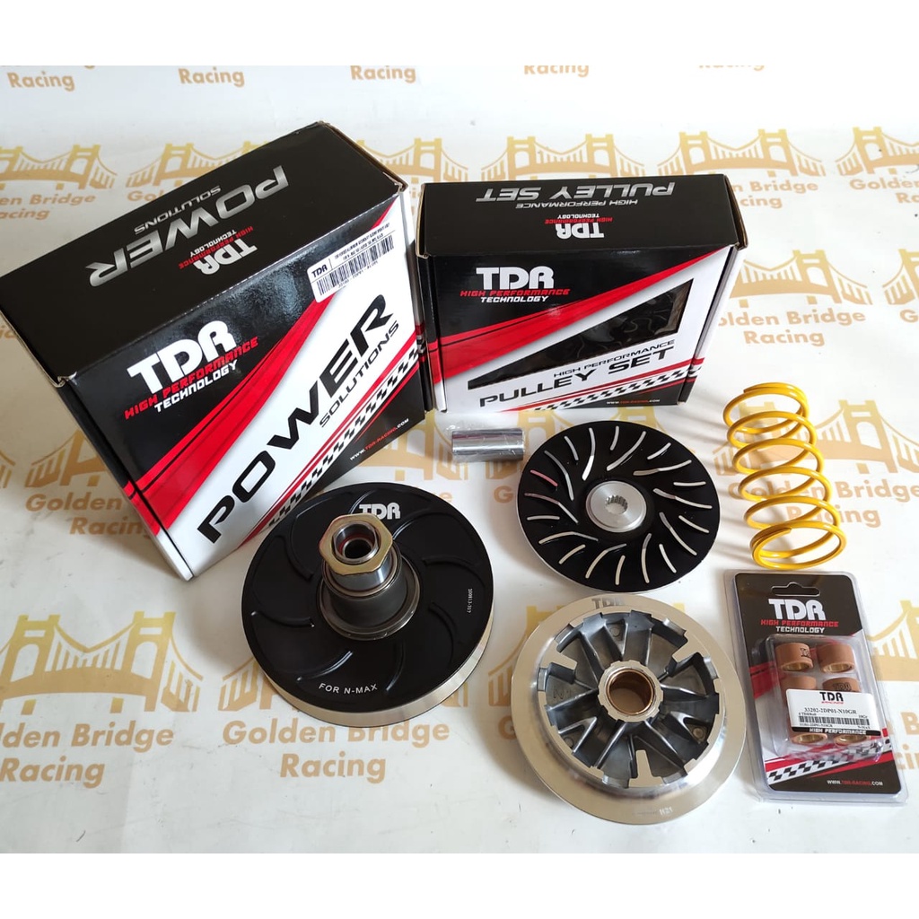 PAKET CVT TDR NMAX AEROX SLIDING SHEAVE- PULLEY SET - ROLLER - PER CVT