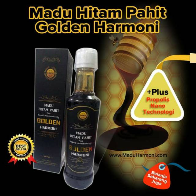 Madu Golden Harmoni original / Madu Hitam Pahit Golden Harmoni