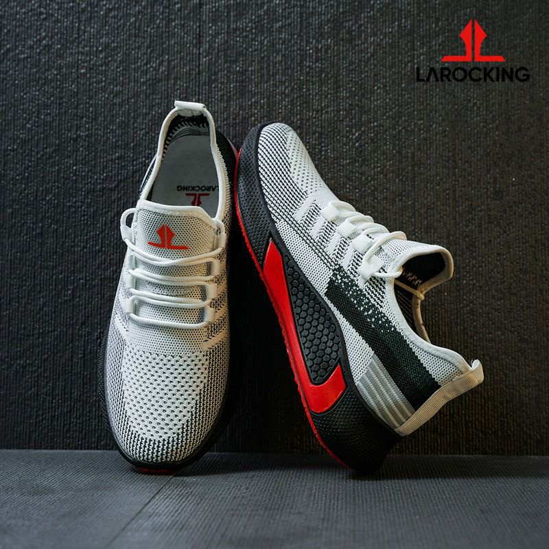 Larocking - Vortex Putih | Sepatu Sneakers Running Gym Shoes Sports