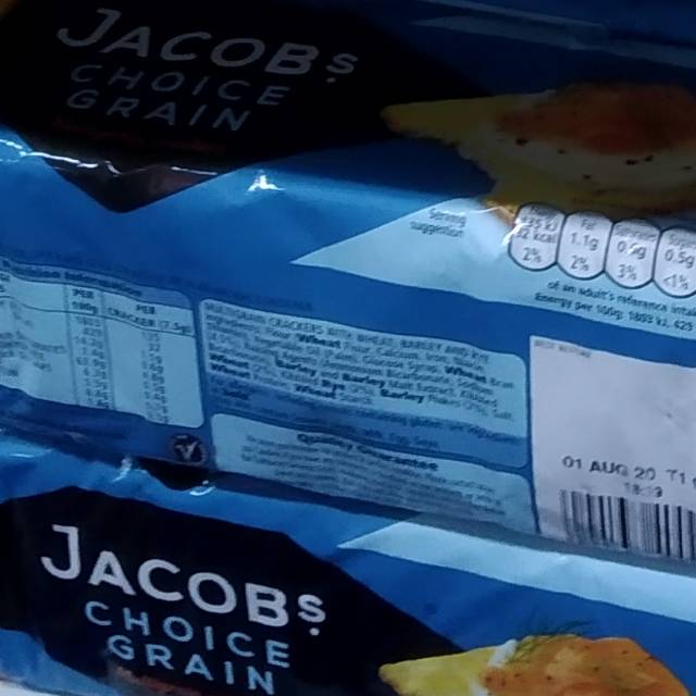 

Jacob's choice grain biskuit import