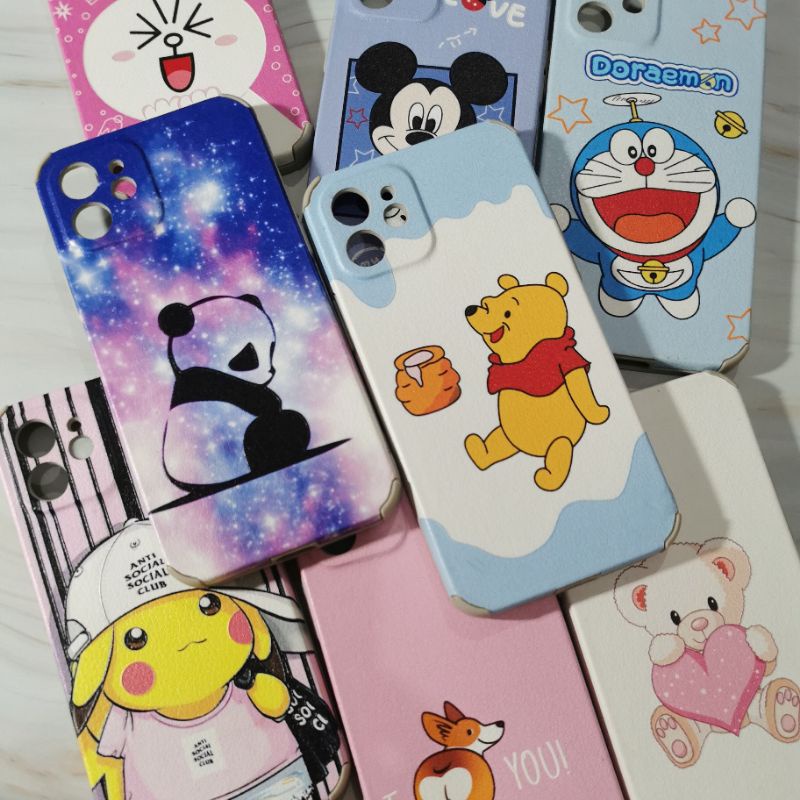 Softcase overseas iphone 11 / 12 pastel
