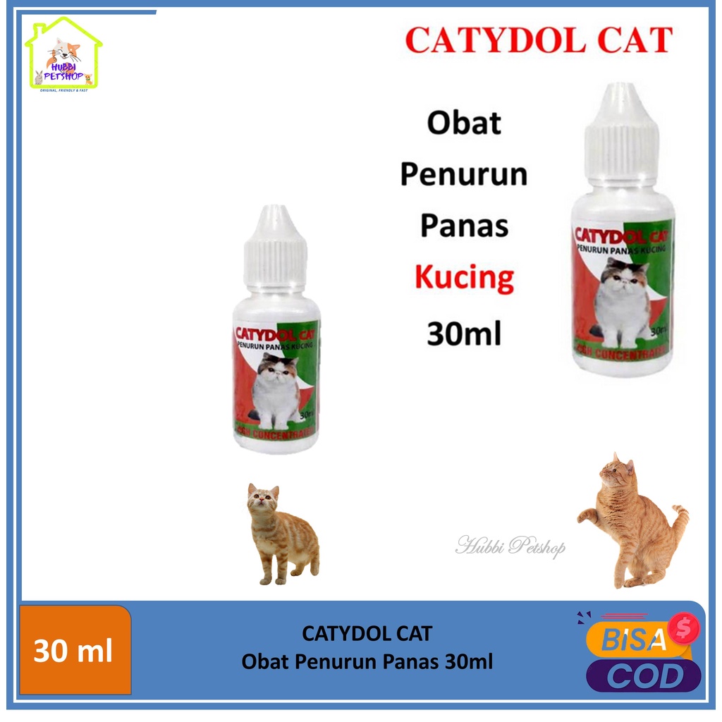 Catydol Drop 30ml Obat Penurun Panas Kucing Cat Kitten