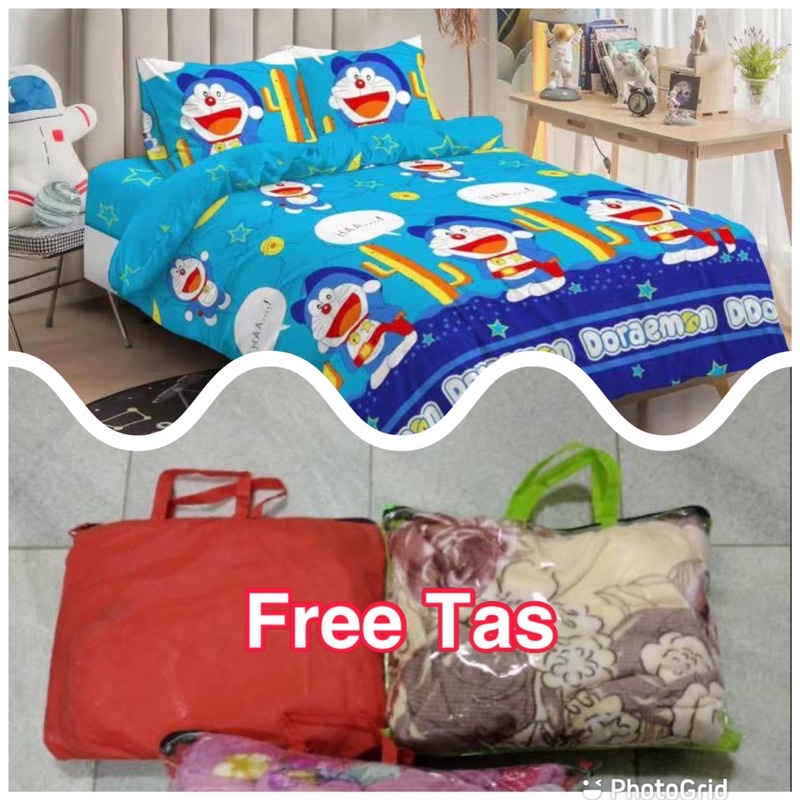 D&amp;Z Selimut Bulu Super Lembut Size140x200 FREE TAS Terbaru Premium Quality