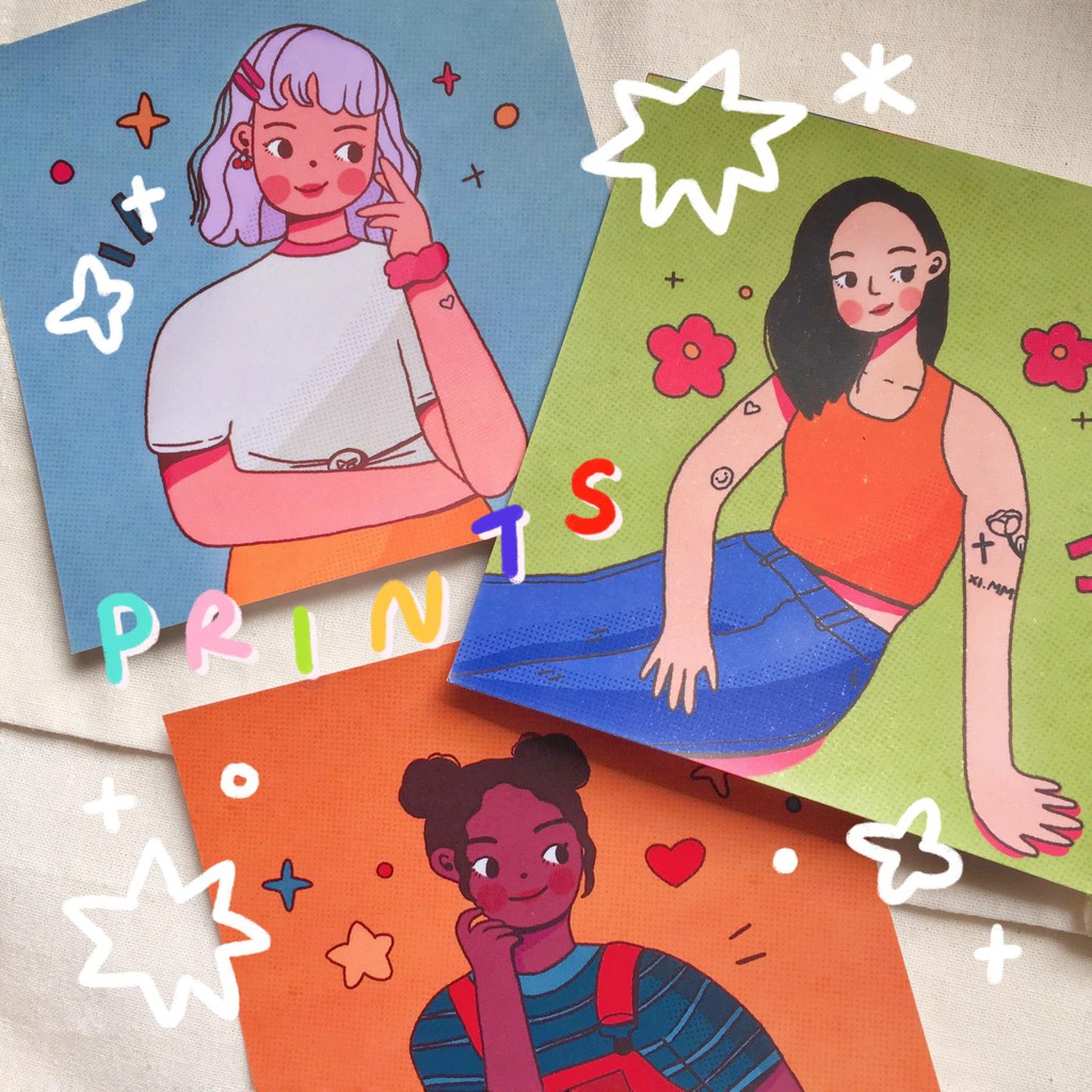 "pretty girls" art prints