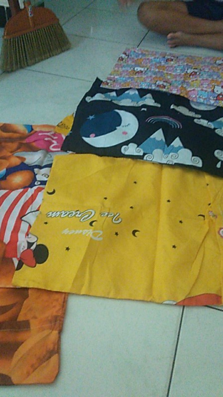 [paket 6 Pcs]sarung Bantal Motif Polos Perca Murah 40x60 !! Sarban Murah Grosir Sarung Bantal