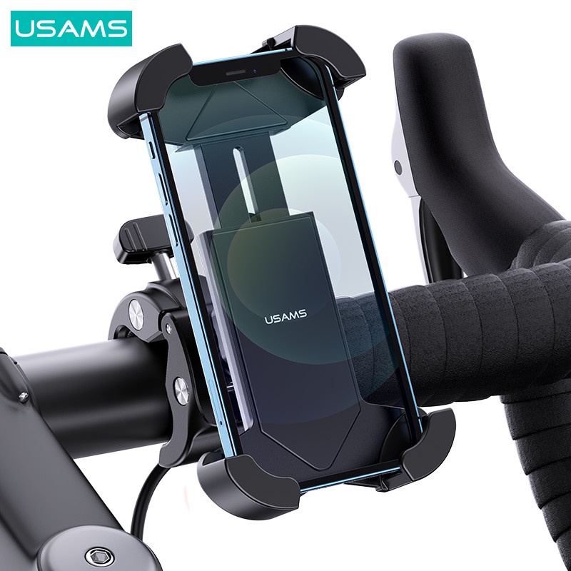 USAMS ZJ064 Cycling Shockproof Phone Holder Sepeda