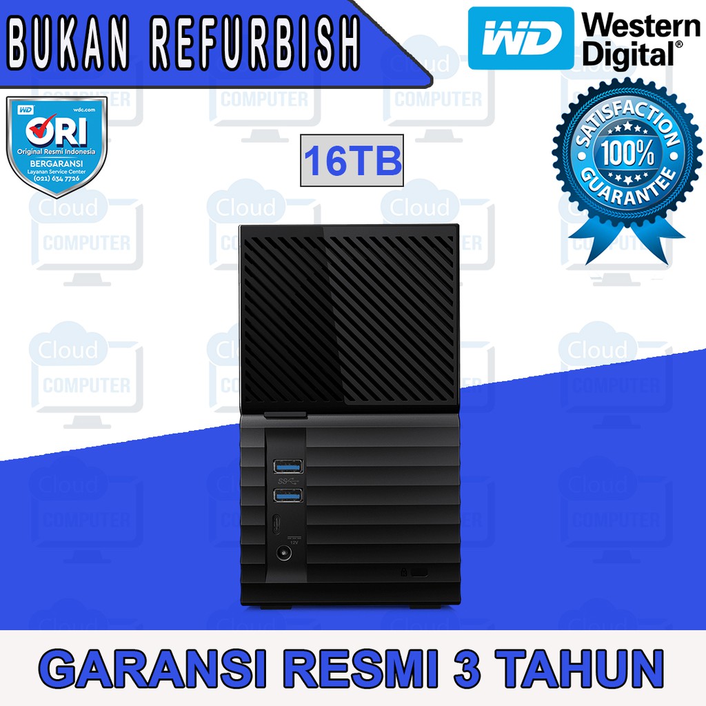 WD My Book DUO 16TB Garansi Resmi - HDD / HD / Hardisk External WD