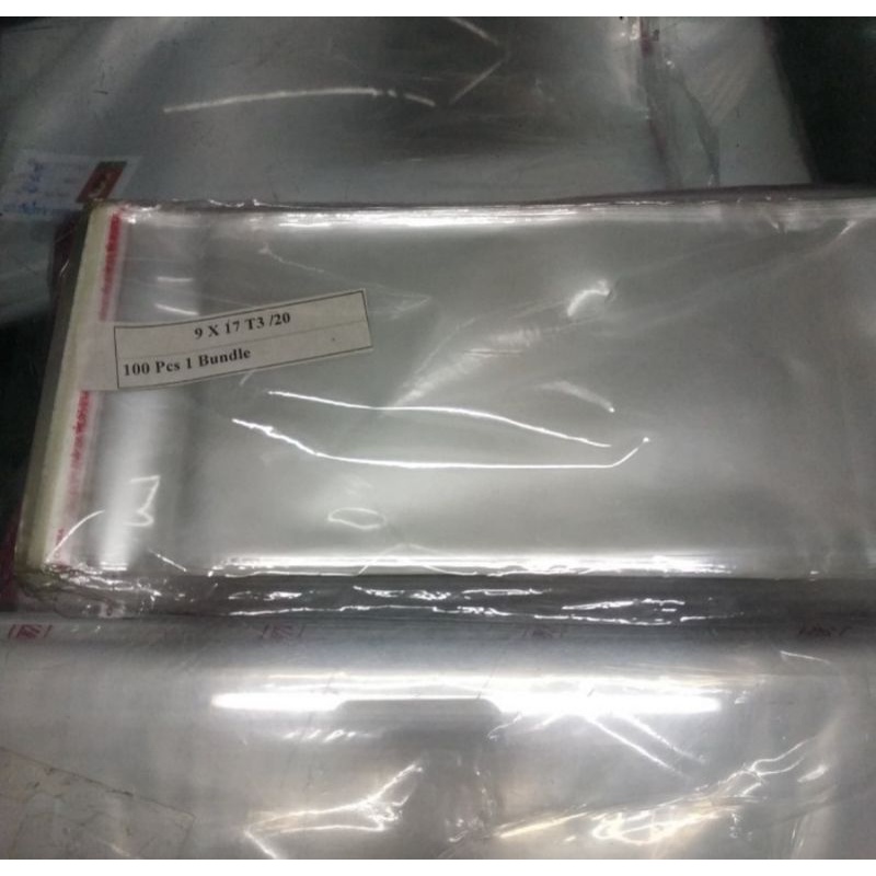 

Kantong opp lem ukuran 9x17 10x15 13x13 cm
