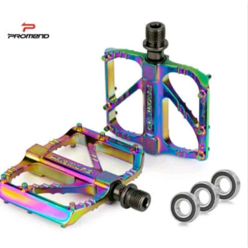 Promend R-67Y Pedal 3 Bearing Pedal Sepeda 3 Sealead Bearing Colorful