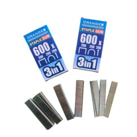 

Orange Isi Refill Steples Gun 3 in 1 / Isi Steples Tembak 3 In 1