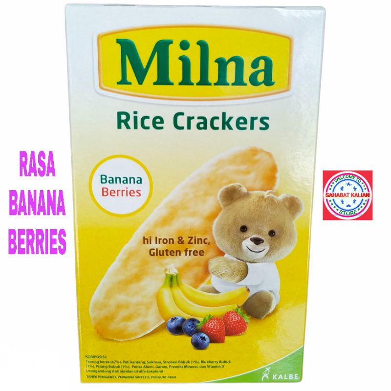 MILNA RICE CRACKERS 20 GRAM